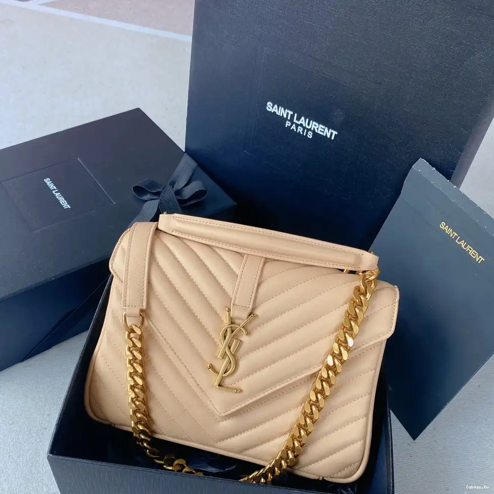 shoulder leather YSL Medium bag-24*17*6.5cm 0511
